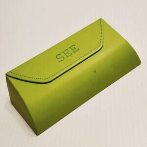 SEE eyewear sunglasses eyeglasses green case